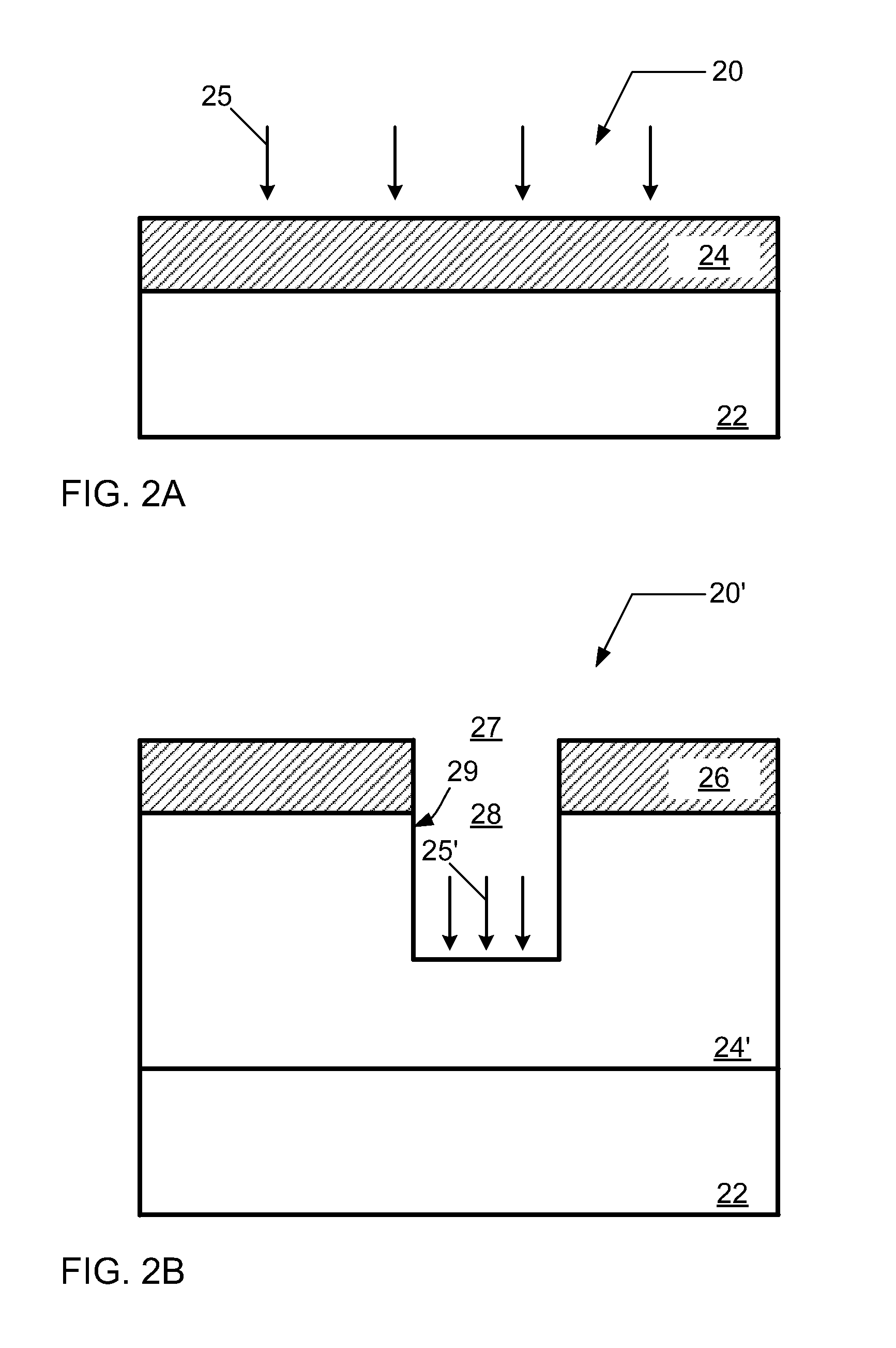 Gas cluster ion beam etching process