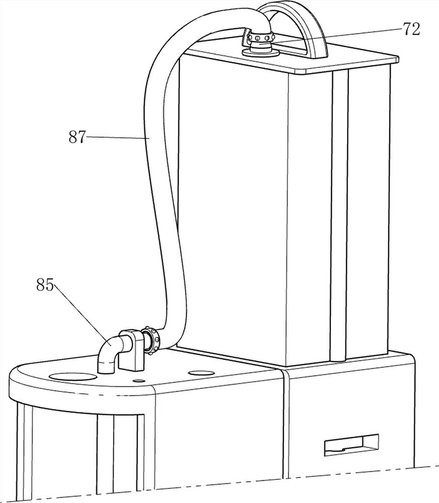 Surgical instrument disinfection cabinet for burn department