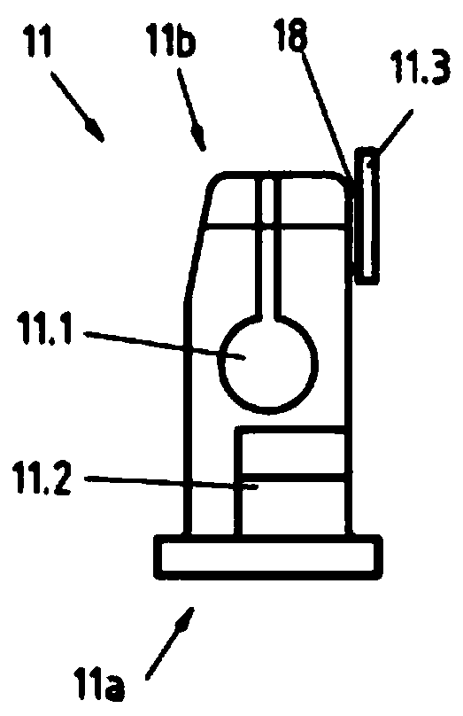 Door handle having a movable emergency opening element