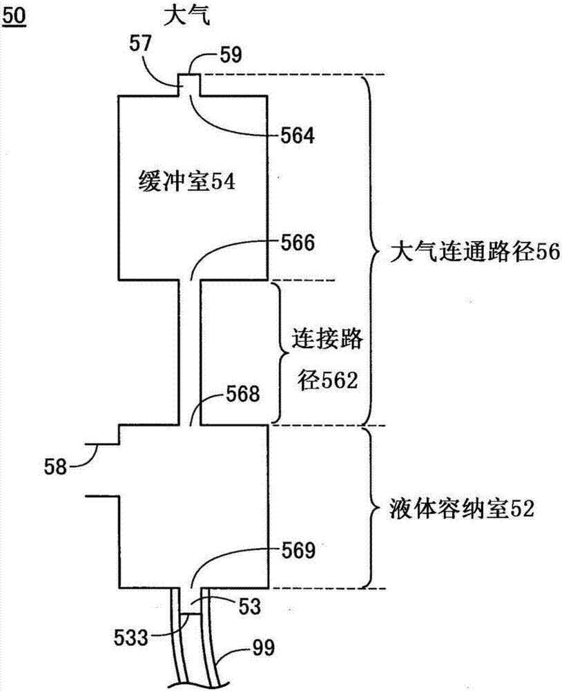 Liquid supply device, printing apparatus and liquid ejection system