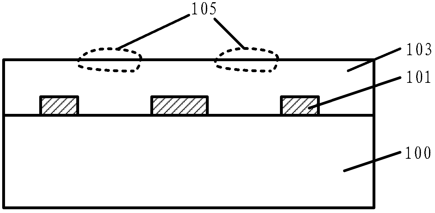 Testing structure, forming method of testing structure and washing time judging method of washing process