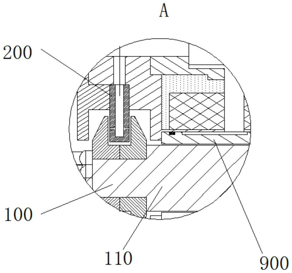 Miniature gas turbine with bearing embedded in motor