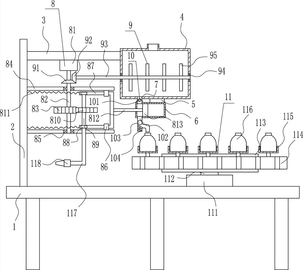 Eye drop bottling device applied to ophthalmology