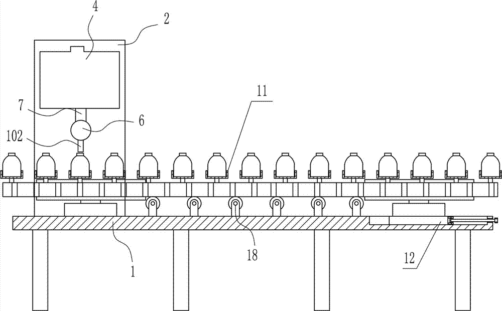 Eye drop bottling device applied to ophthalmology