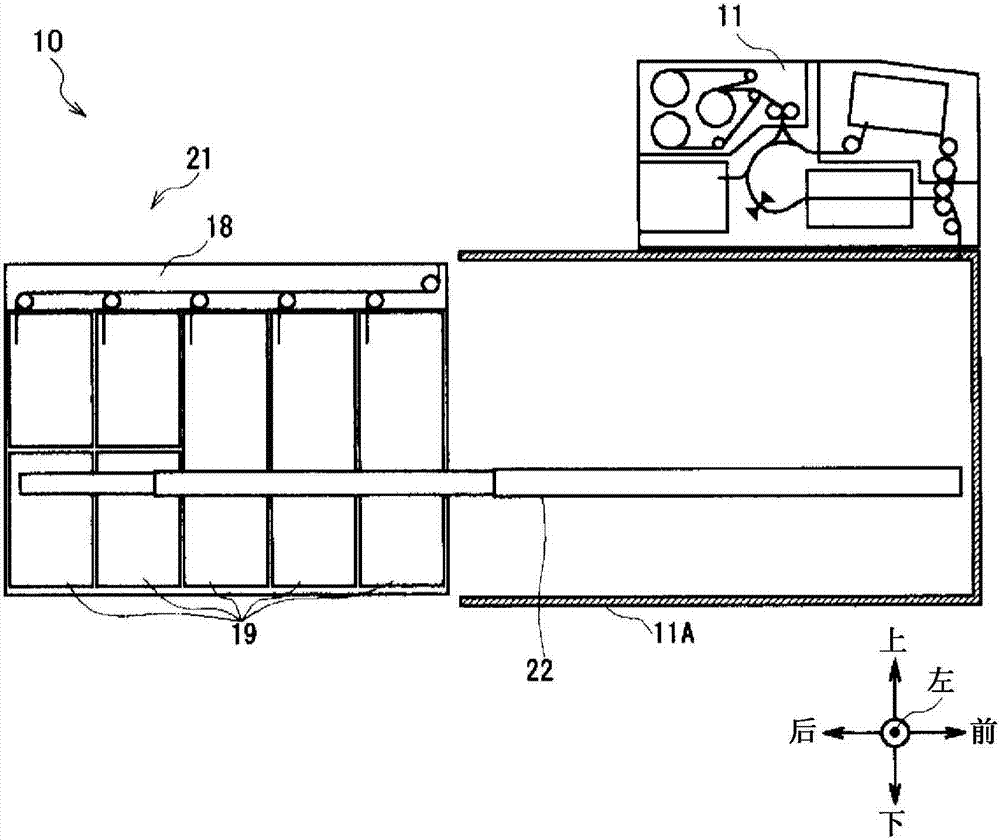 Medium processing device and medium storage cassette