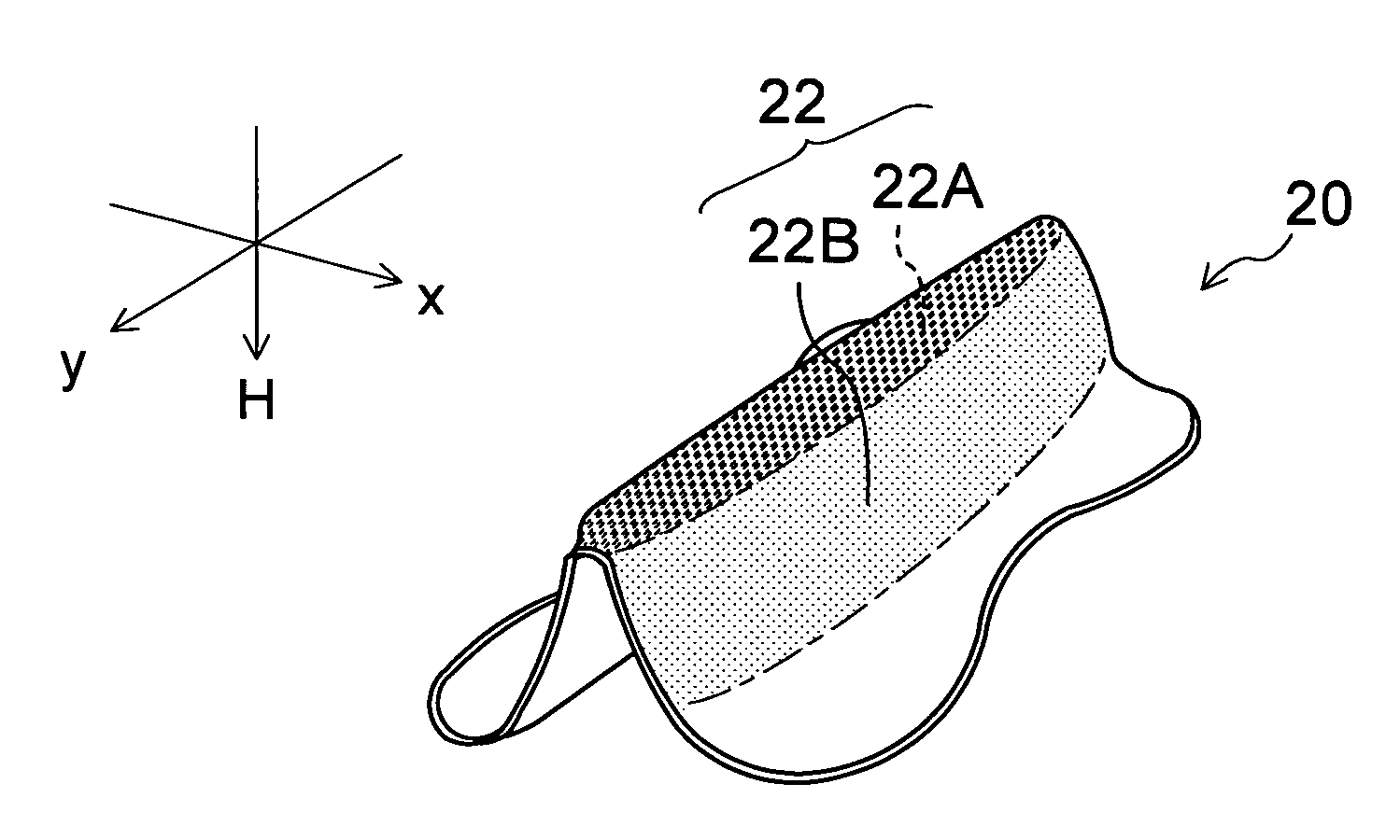 Interlabial pad