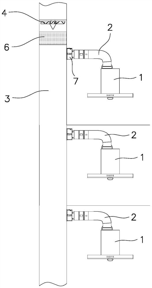 A flow self-adaptive control method for a range hood