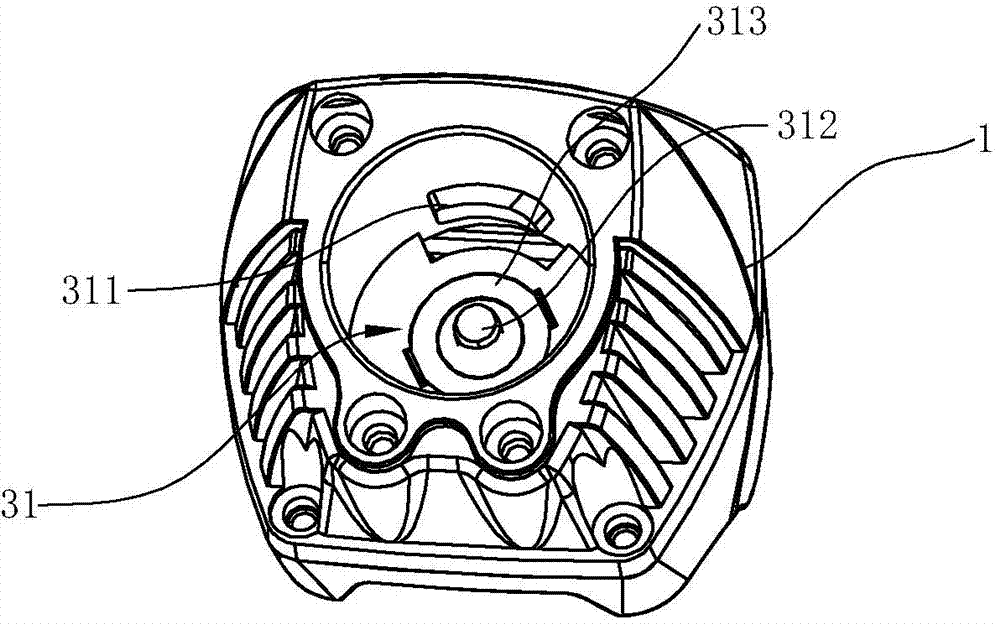 Quick dismounting and mounting structure and bicycle lamp with same