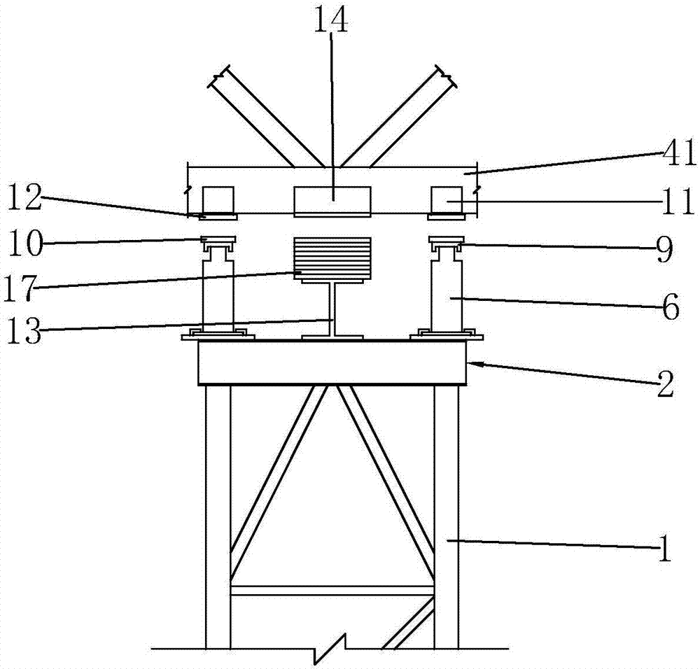 Method for butting and synchronously unloading segments of steel truss structure in air