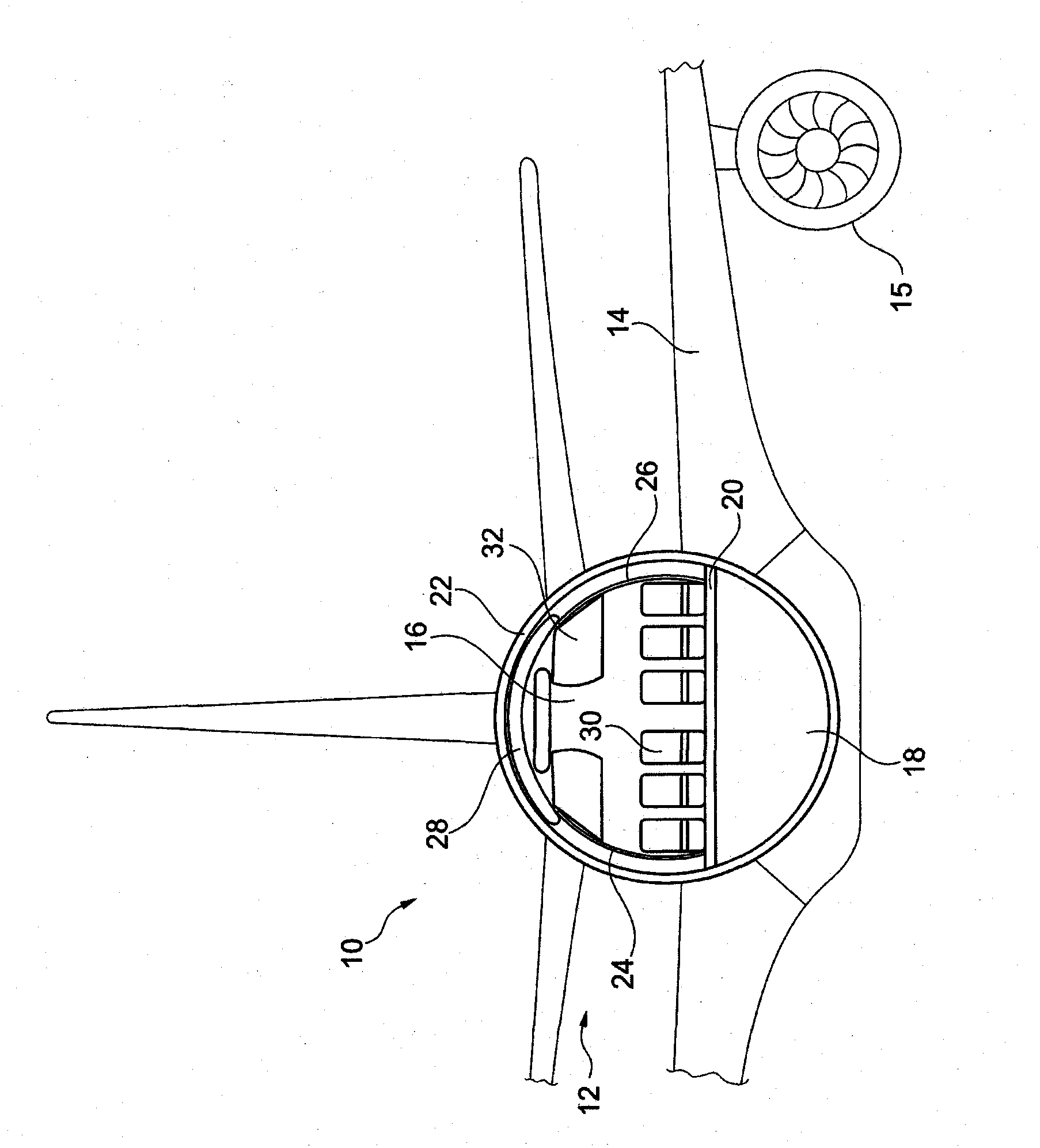 Aircraft cabin panel for sound reduction