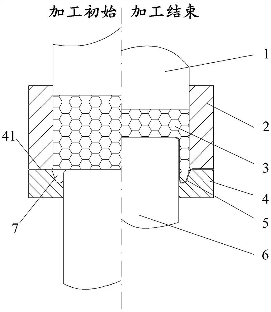 A kind of part deep drawing forming method and forming die