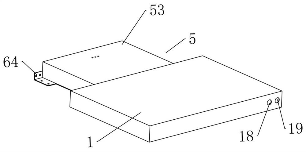 Telescopic platform for laser television