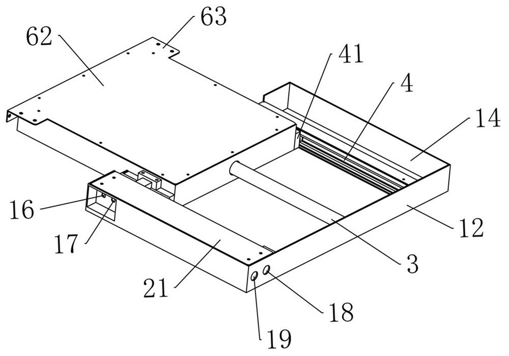 Telescopic platform for laser television