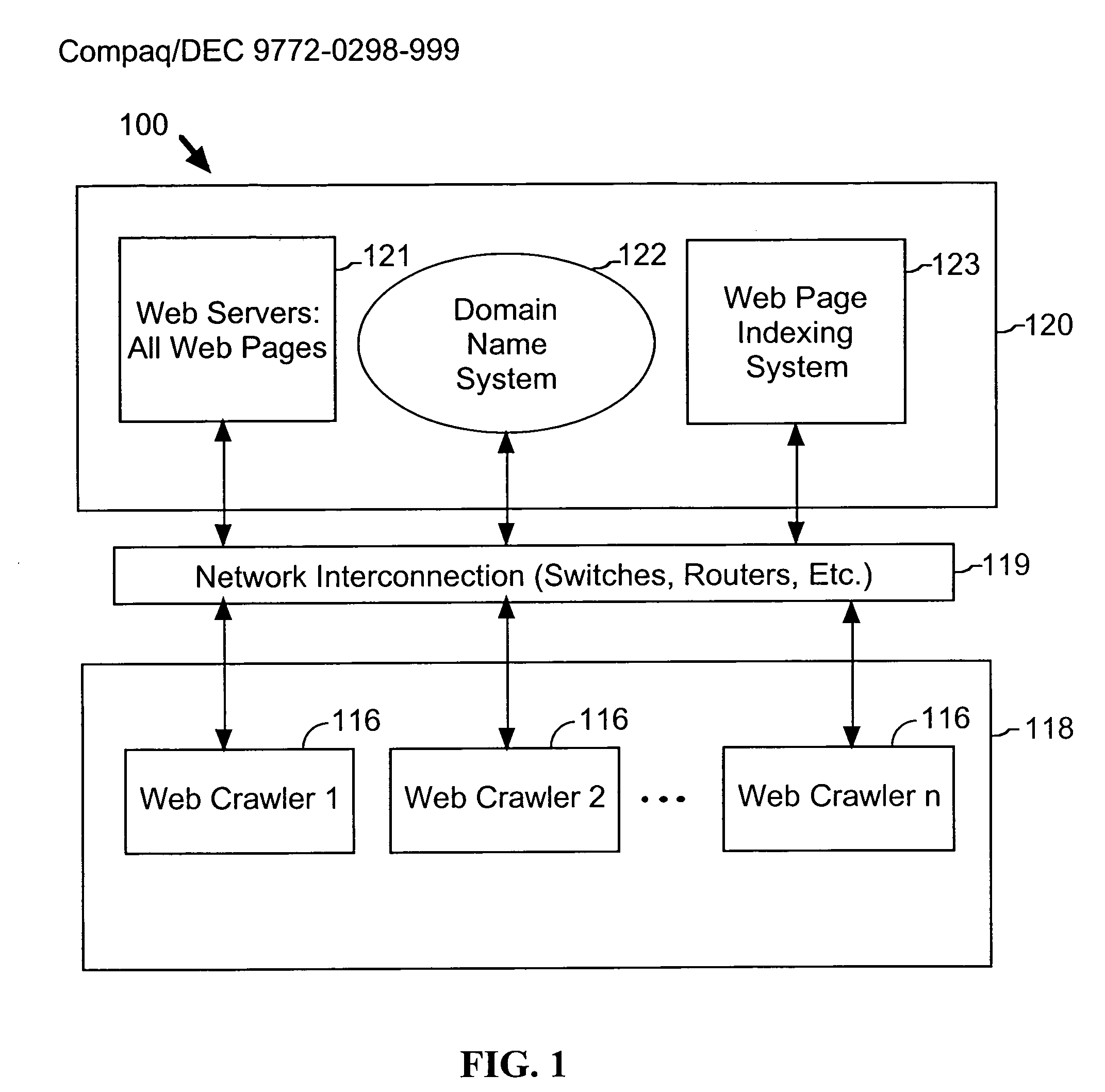 System and method for distributed web crawling