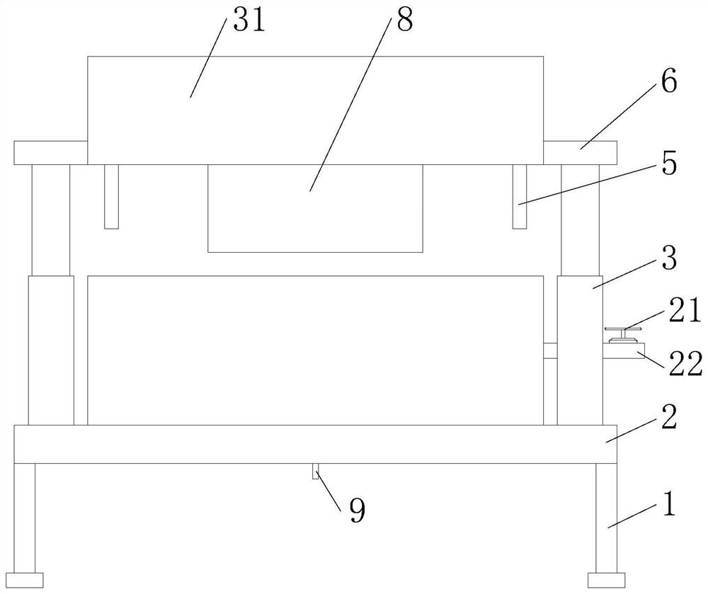 Automatic cooling demolding system for plastic mold