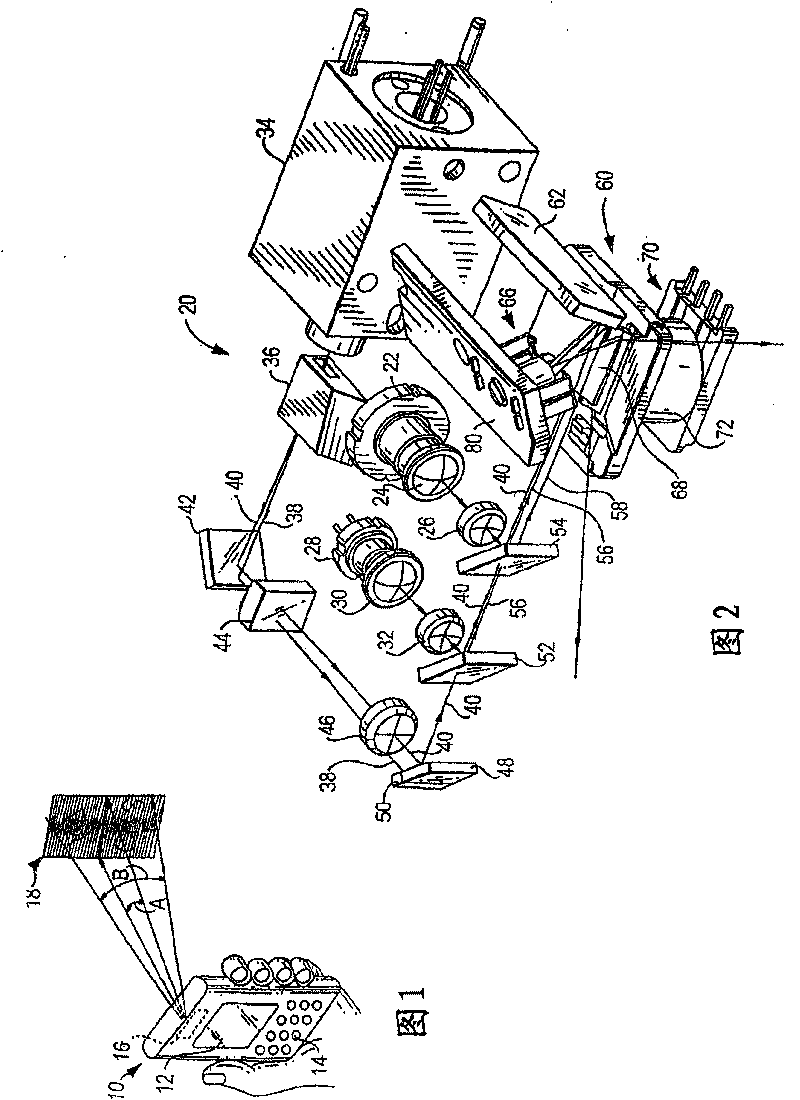 Correcting for image distortion in image projectors