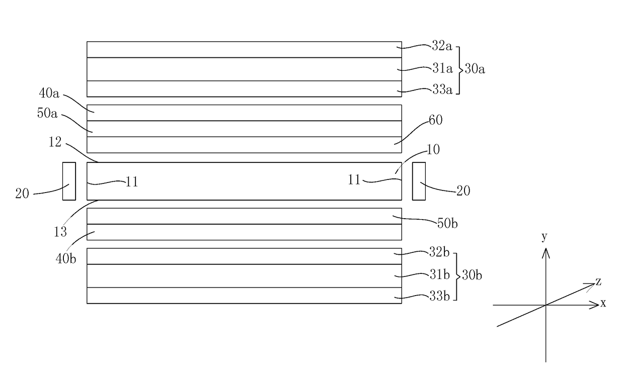 Double-sided liquid crystal display device and backlight module thereof