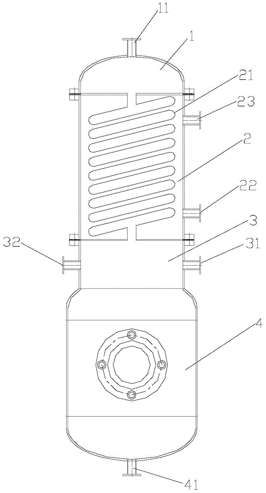 Ethanol steam recycling tank