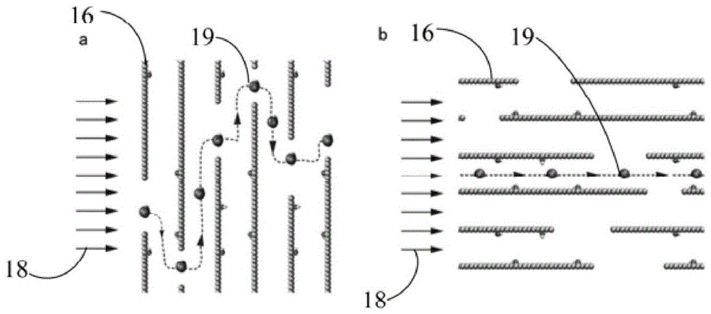 Filtering device using filtering membrane prepared from two-dimensional micro-nano material