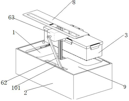 Air bag extrusion type miniature washing machine