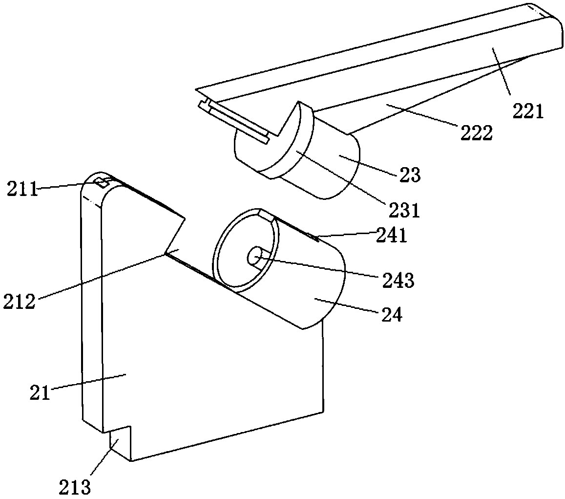 Split type adjustable pot support and gas stove