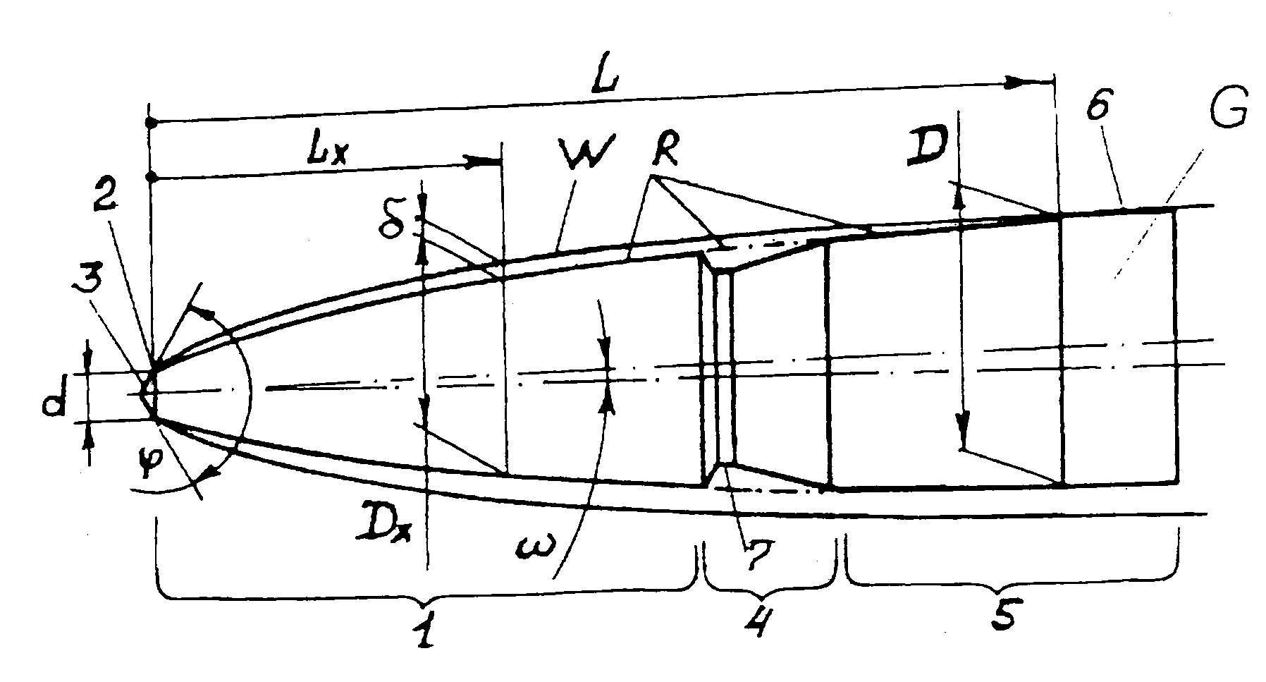 Cavitating core