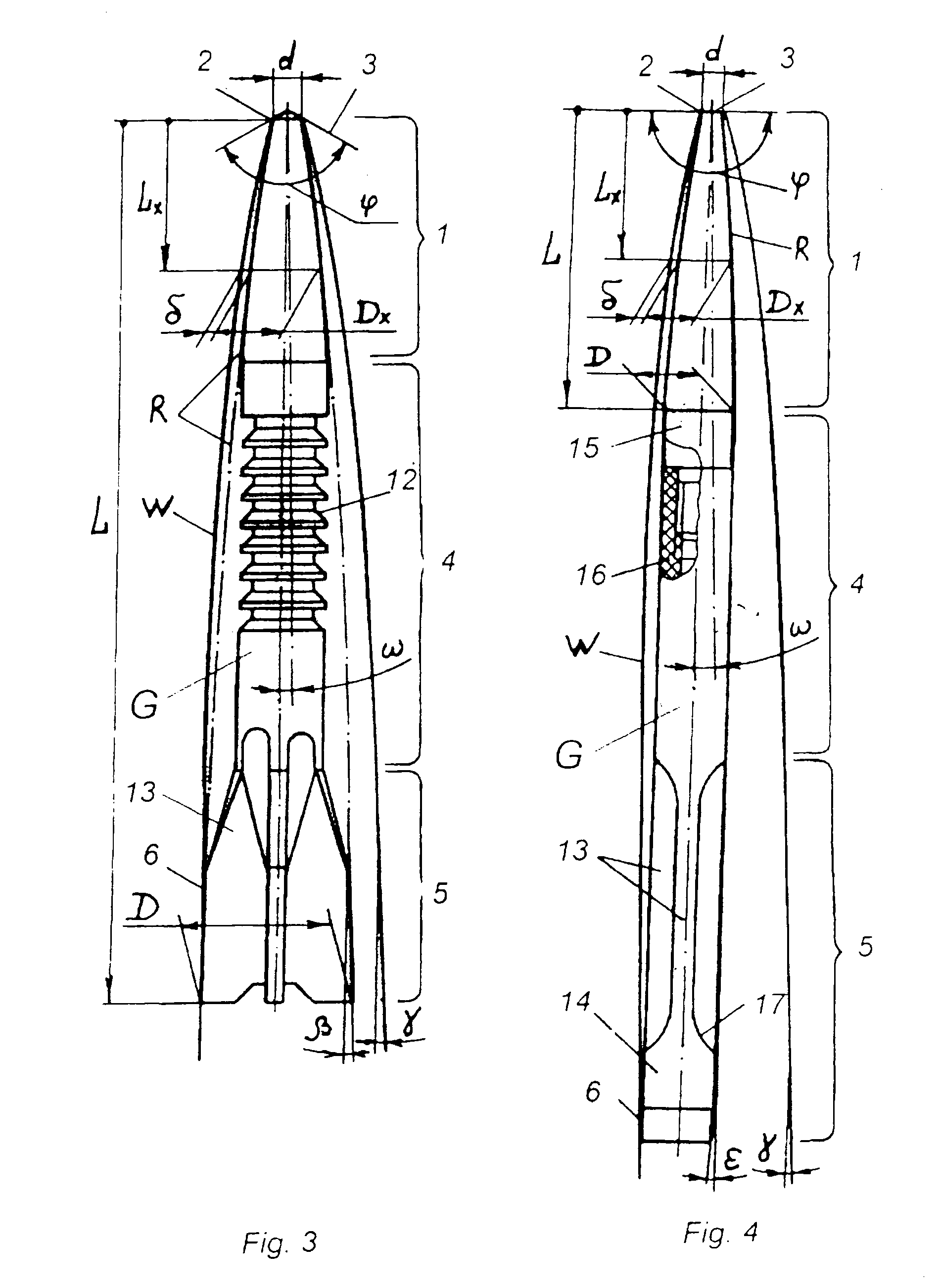 Cavitating core