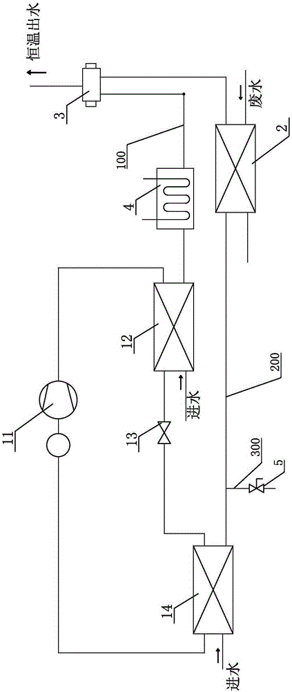 Enhanced heat exchange type heat pump system