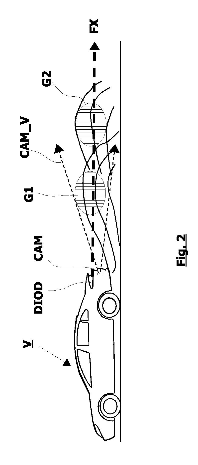 System for the detection by a motor vehicle of a phenomenon that interferes with visibility