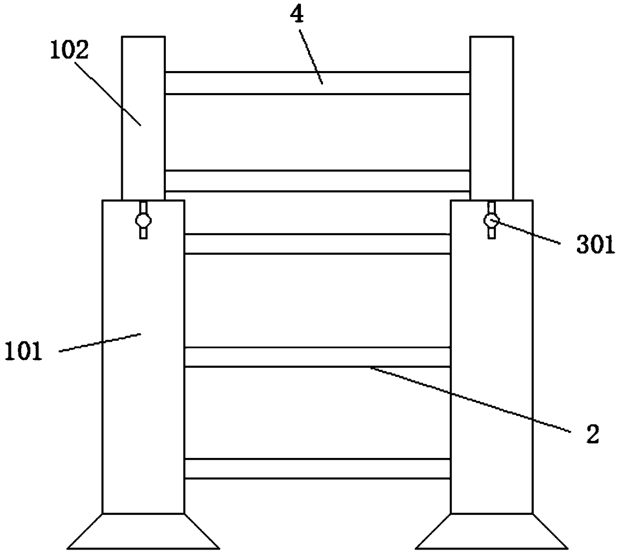 Shoe rack used for daily life