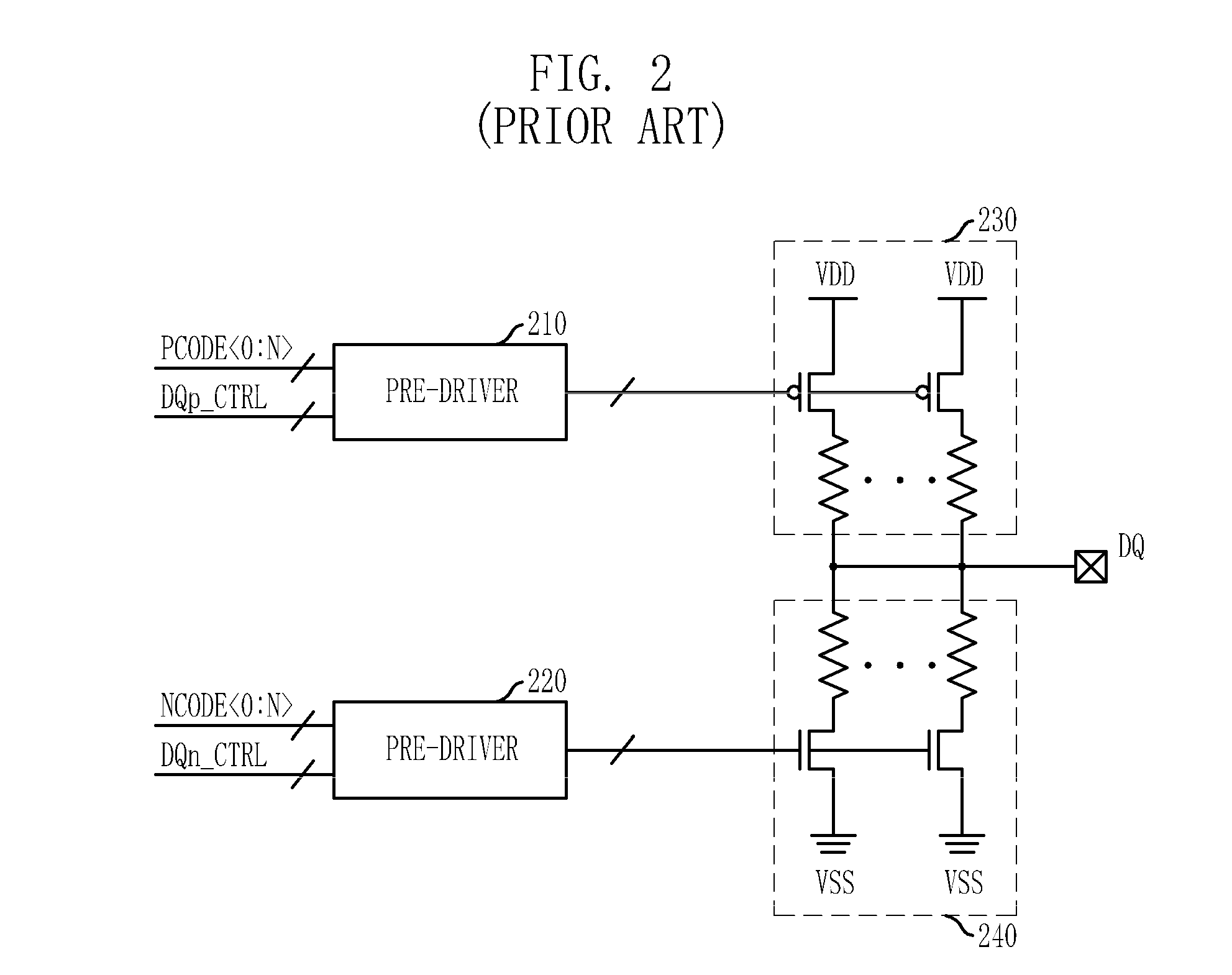 Calibration circuit of on-die termination device