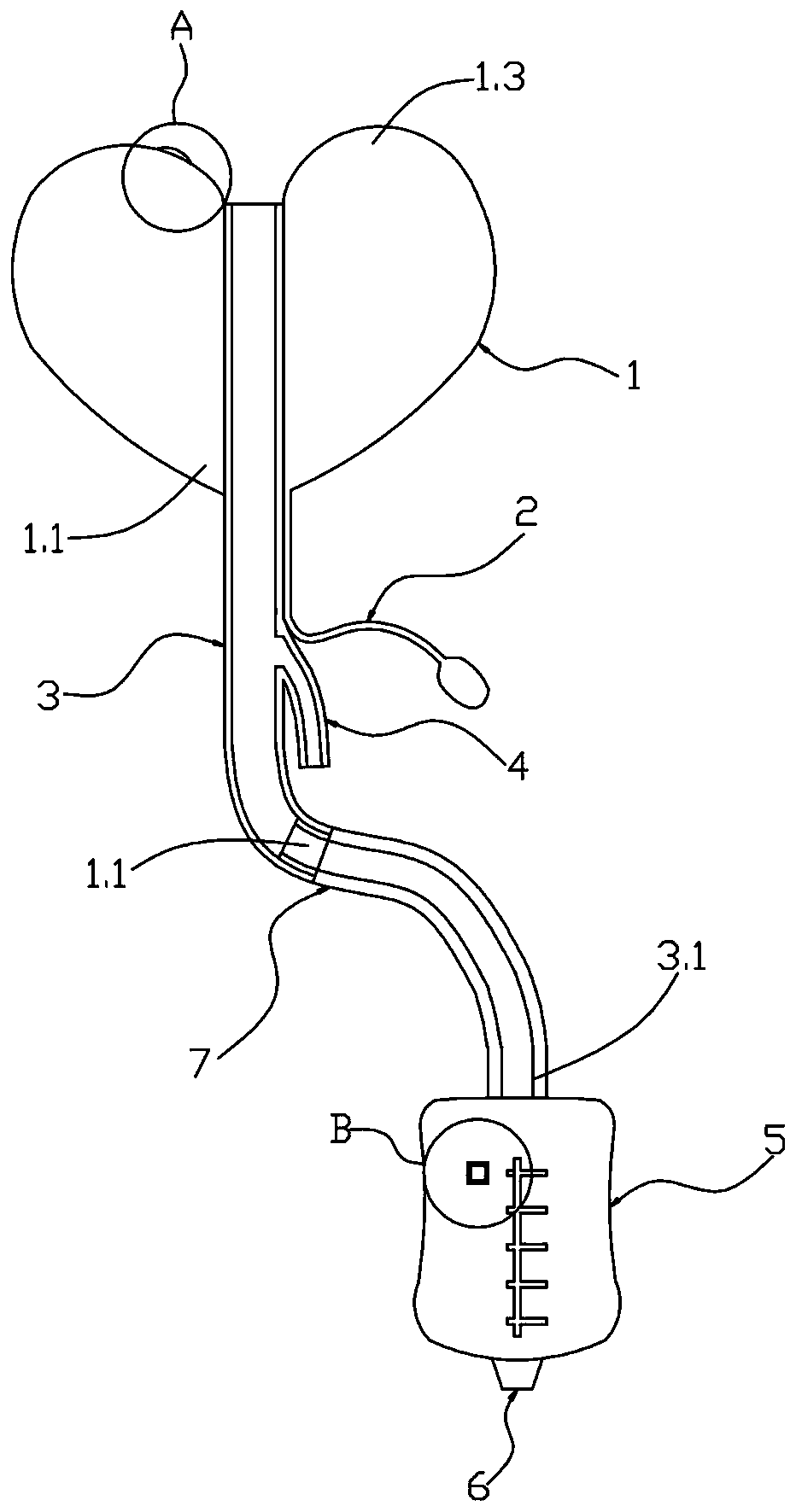 Blood collector for postpartum hemorrhage