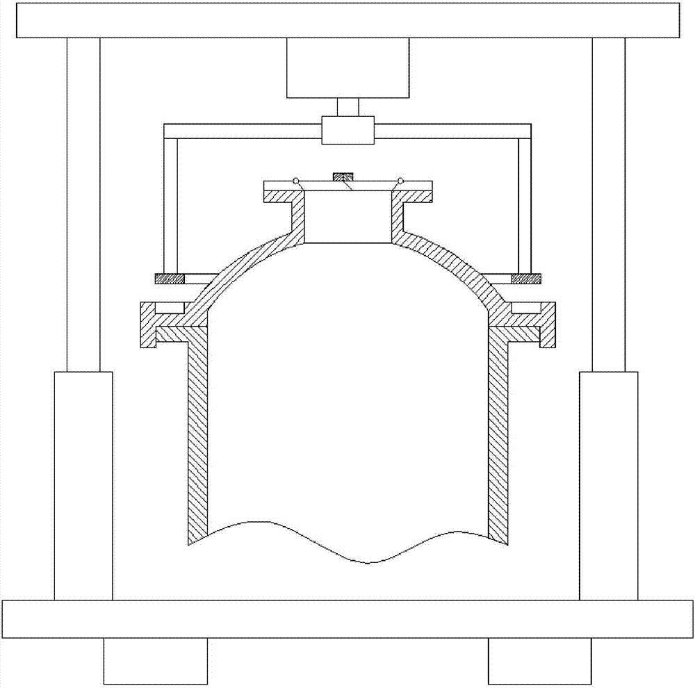 A pressure vessel with a double cover