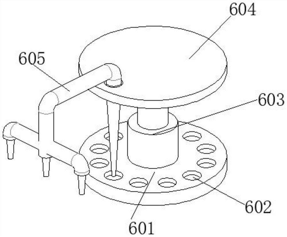 Automatic medical examination blood sheet stacking and dyeing machine