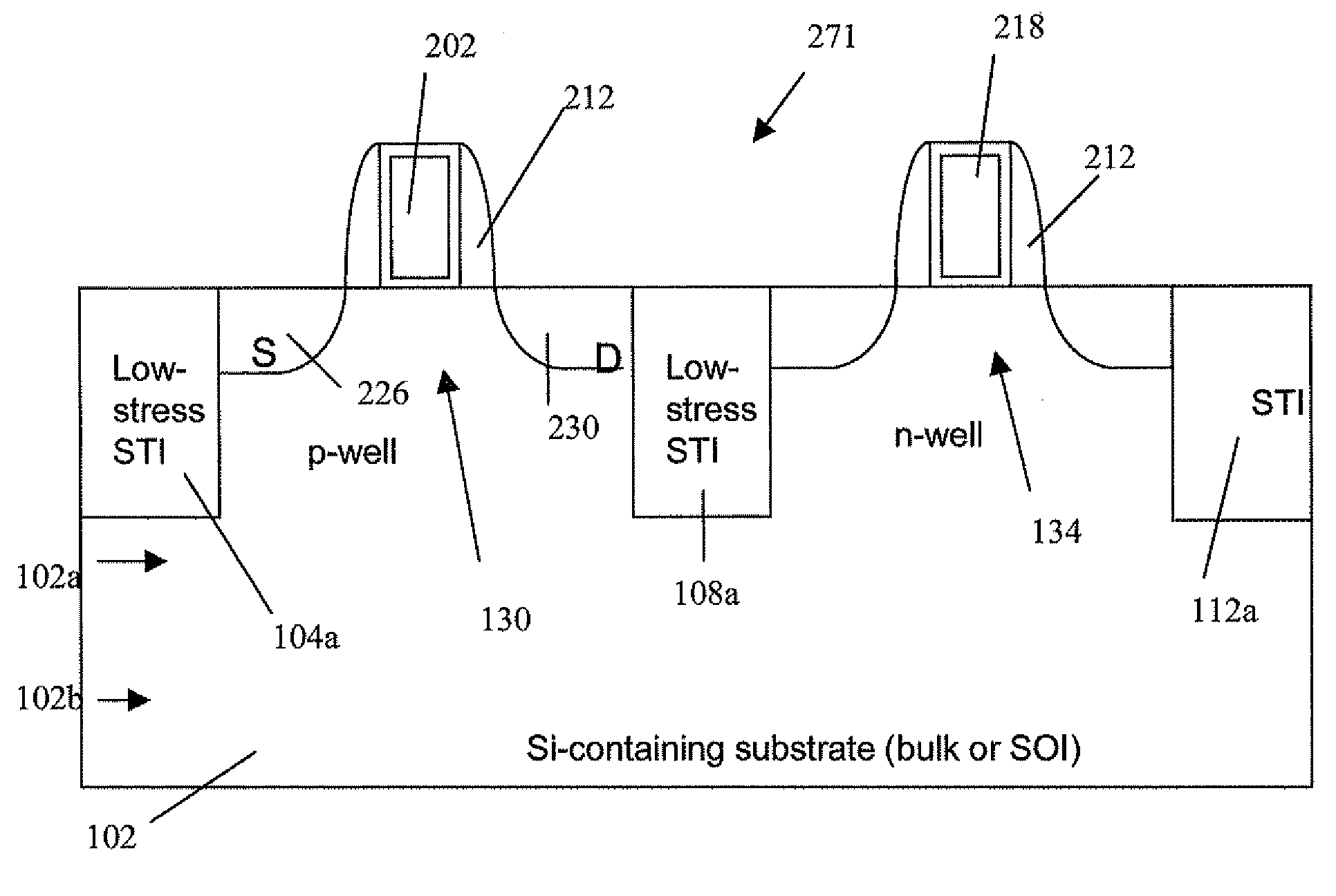 Method of Reducing Detrimental STI-Induced Stress in MOSFET Channels