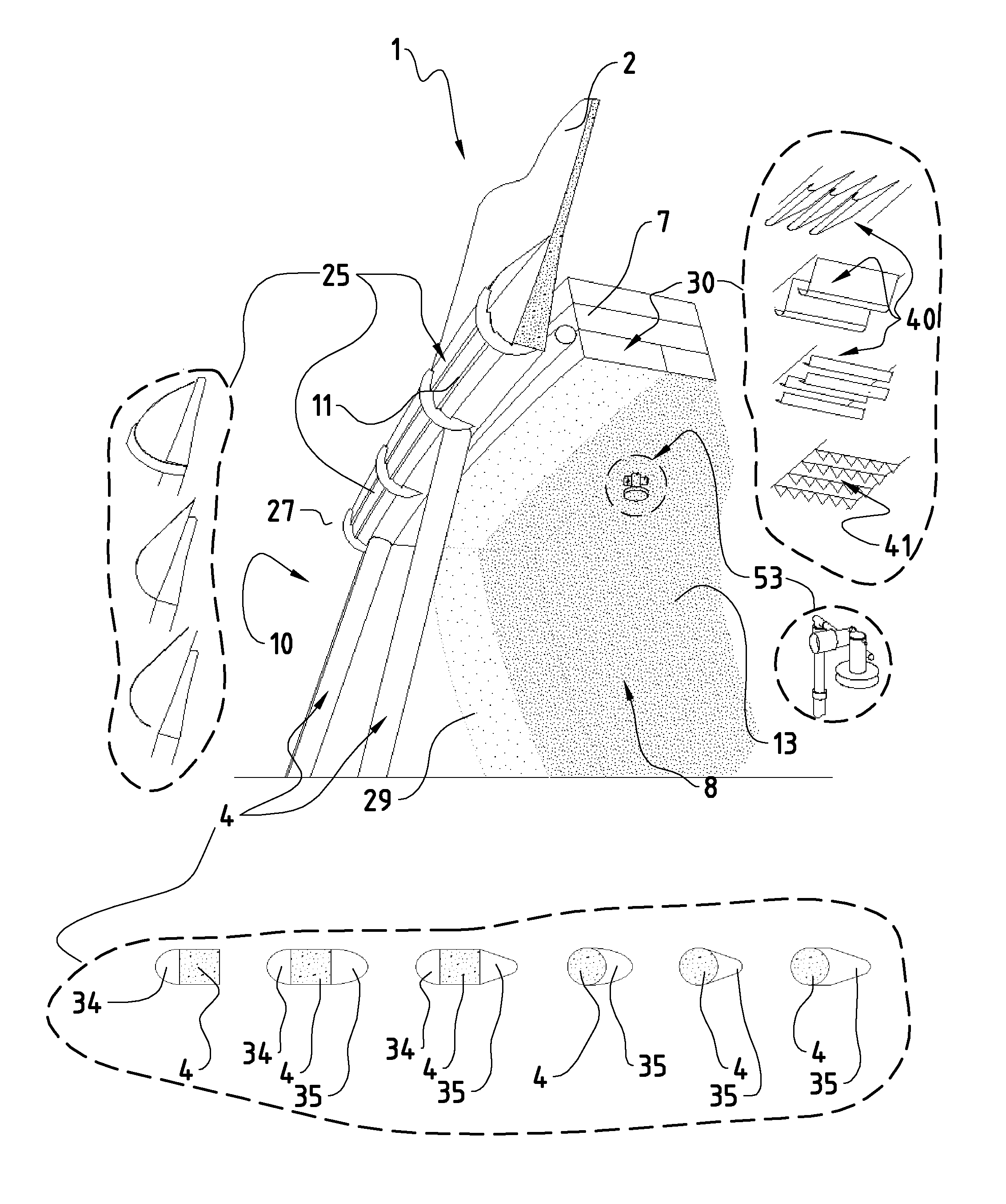 Air introduction system and method for cooling towers