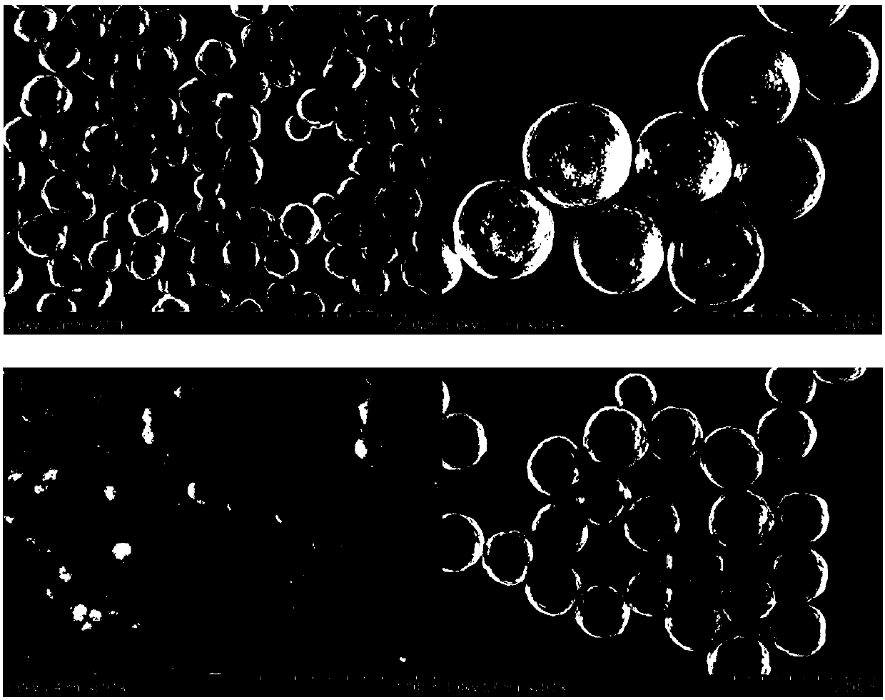 Preparation method of cerium-doped yttrium aluminum garnet spherical fluorescent powder