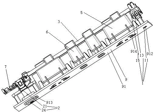 Hidden type modularized socket