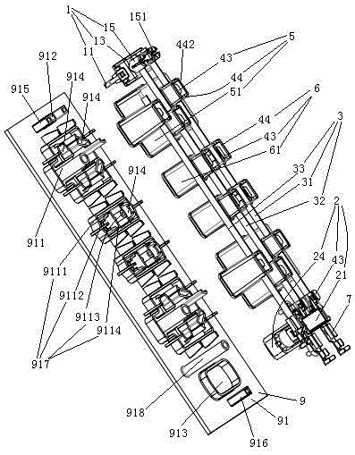 Hidden type modularized socket