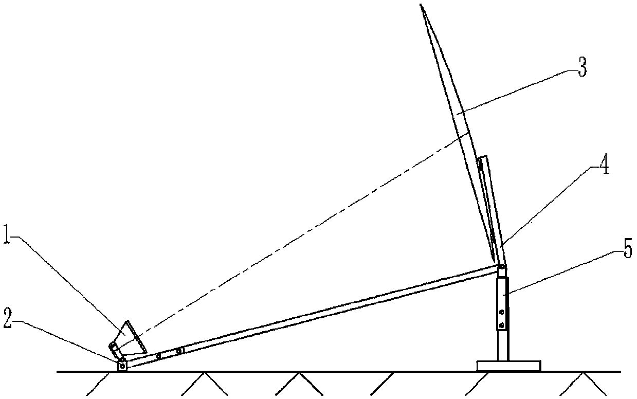 High-efficiency compact aerial radiation field and target scattering testing system