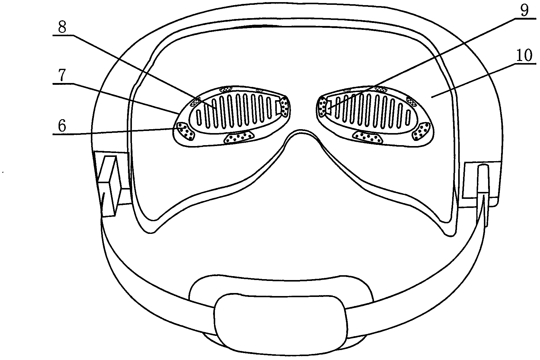 Ophthalmic Physiotherapy Device with Improved Safety