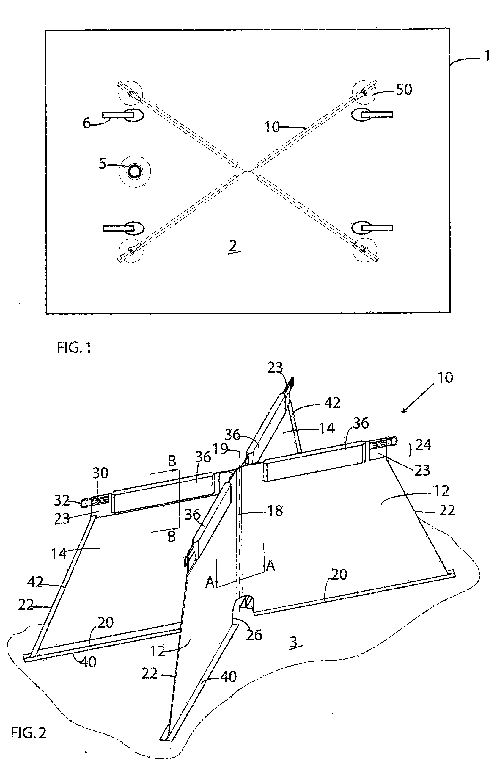 Internal surge dampening baffles for flexible tanks and tanks having such baffles