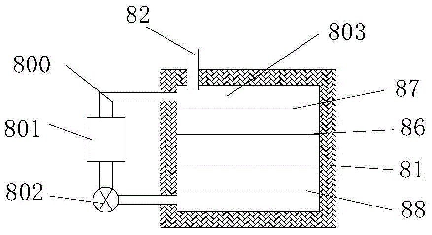 Sizing, drying and shaping device for polyacrylonitrile-based carbon fiber