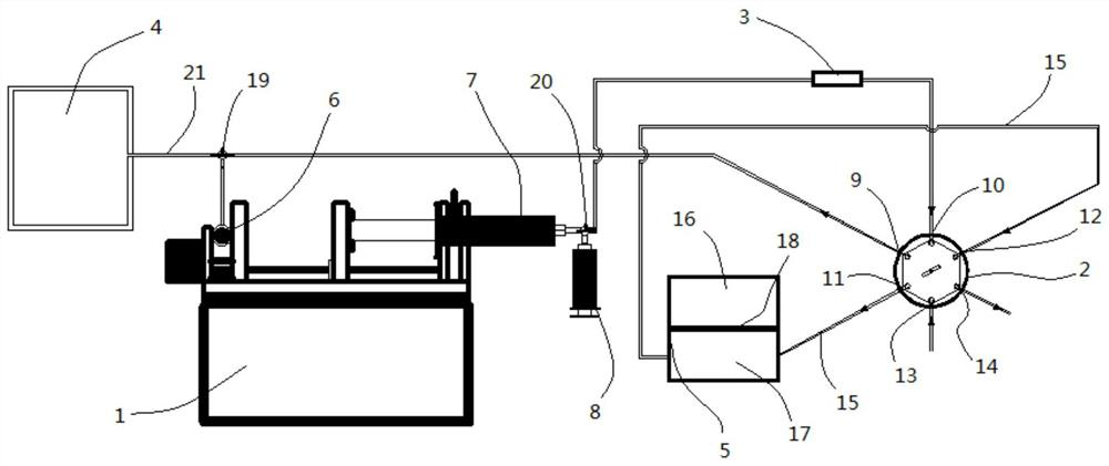 Automatic sampling pretreatment device and method for gas chromatography determination of phosphine