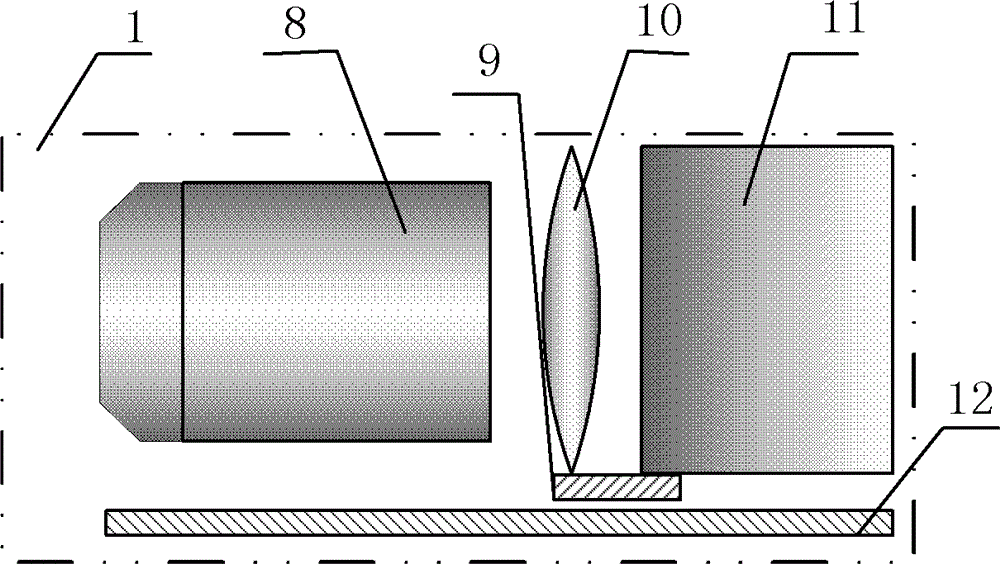 Method and device for measuring surface shape error of optical element at high precision