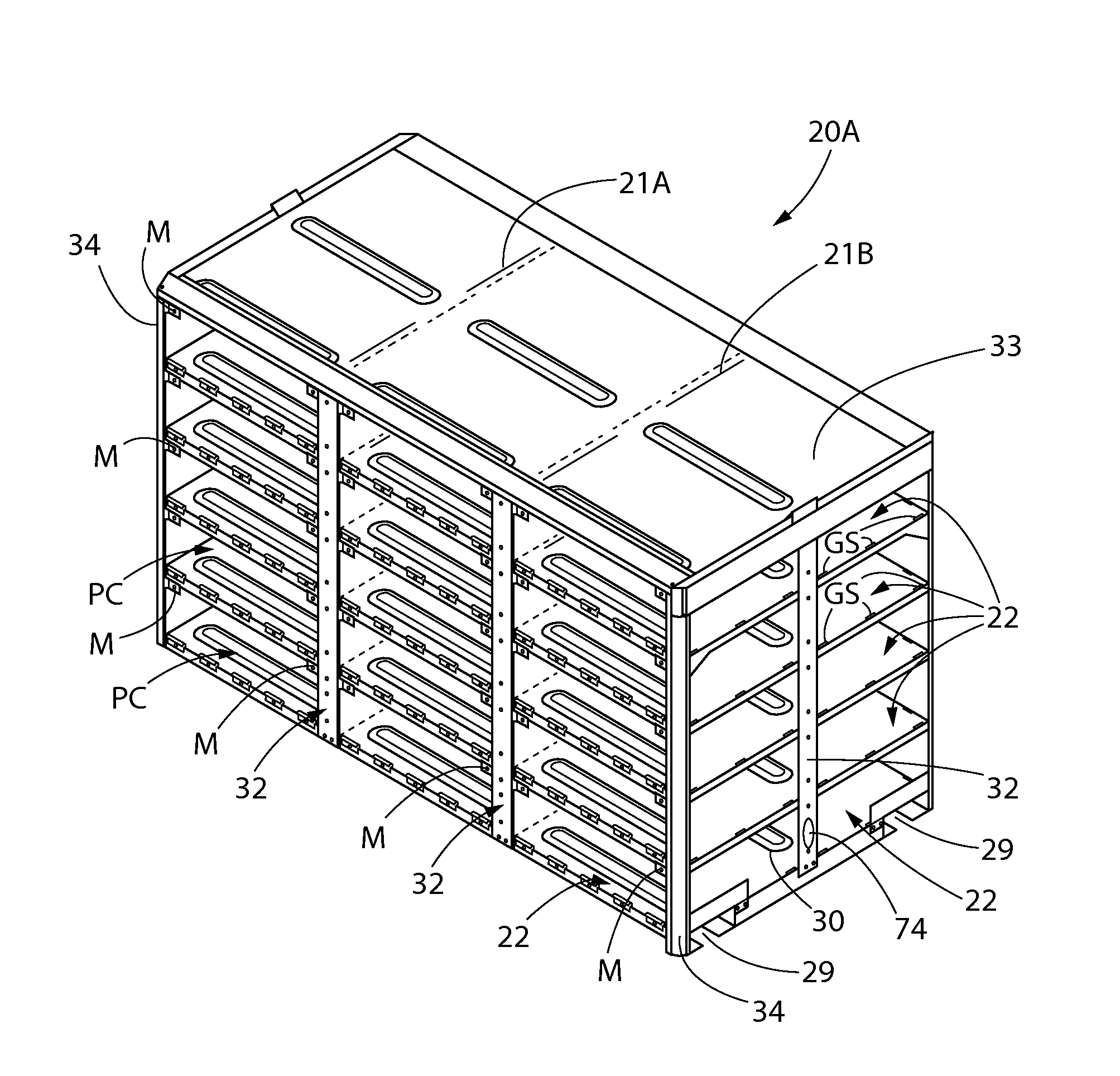 Reduced weight live poultry hauling system