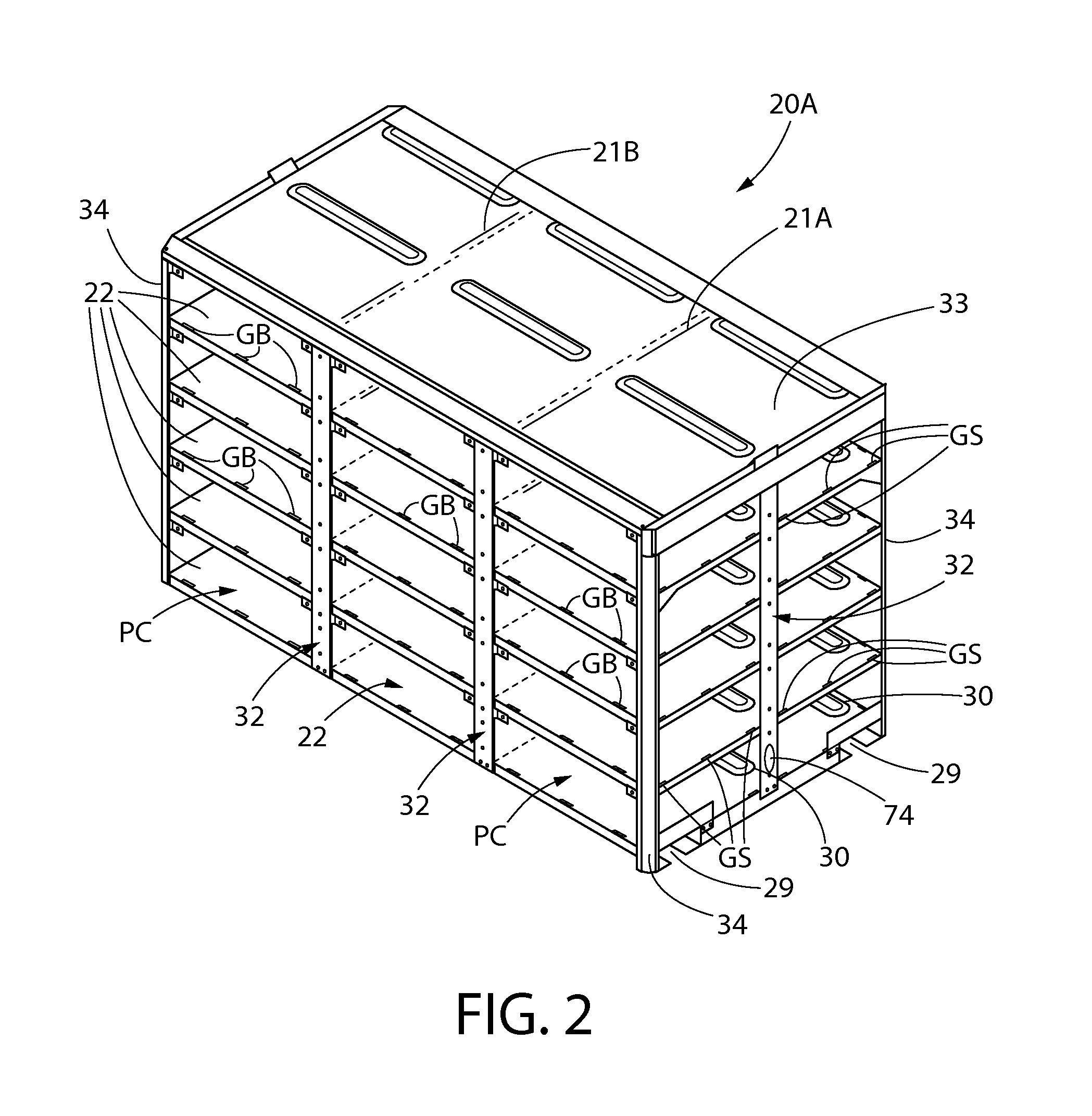 Reduced weight live poultry hauling system