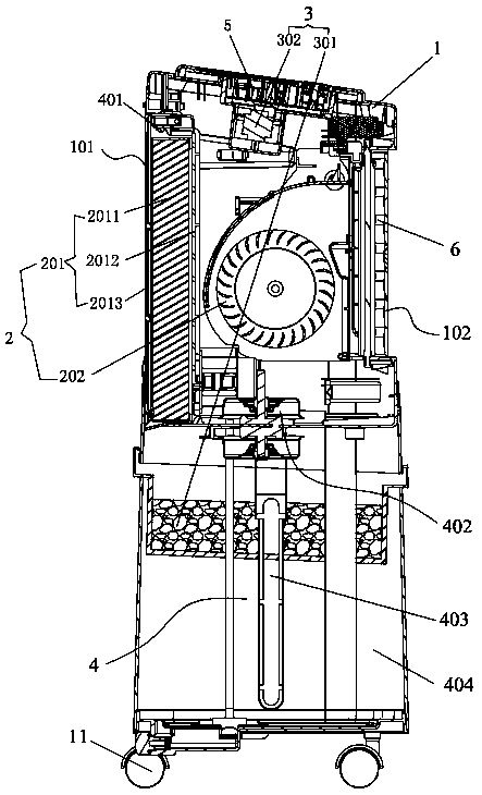 Indoor air purifier and indoor air purifying method based on same