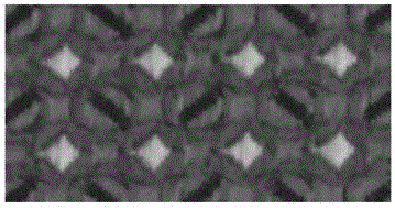 Backed fabric image division method based on texture suppressing smoothing filtering and watershed algorithm