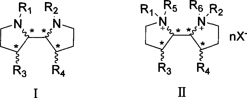 3-3'-substituted 2,2'-dipyrrolidine compounds and salts thereof